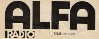 radio Alfa 1937