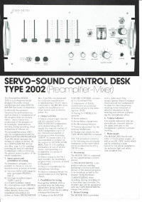 Servo-Sound 1972